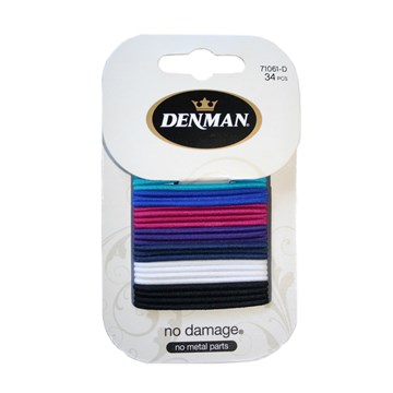 Denman 34pk 2mm Small No Damage Elastics -  Bright