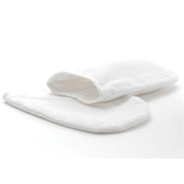 Majestic Towels Towelling Hand Mitt - White