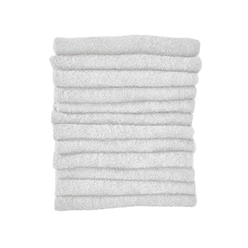 Majestic Towels White Face Cloths 12 Pack