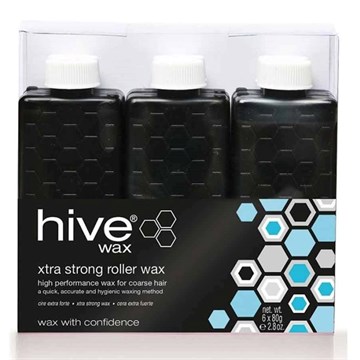 Hive Xtra Strong Creme Roller Wax 80g - Pack of 6