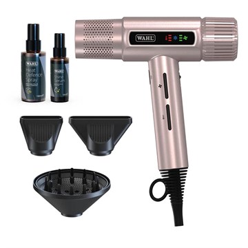 Wahl Vanquish Rose Gold Hair Dryer with Free Heat Protectors Spray