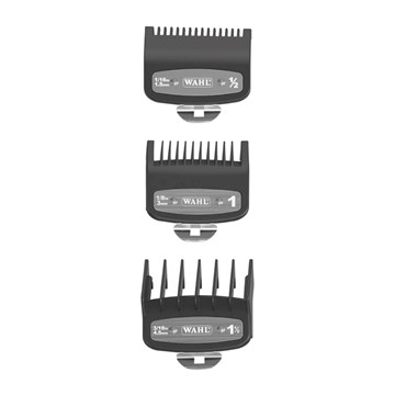 Wahl Premium Hair Clipper Guide Combs - 3 Pack
