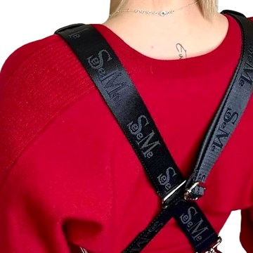 SeeMe Apron with Straps Onyx