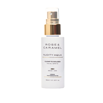 Rose & Caramel Nudity Aqua Facial Tanning Mist 50ml