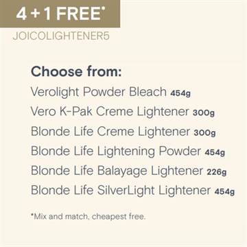 Joico Lightener 4 + 1 Free