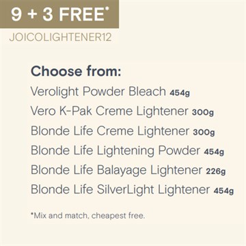 Joico Lighteners 9 + 3 free