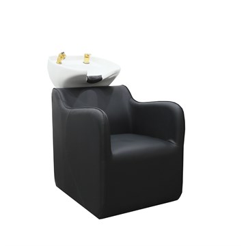 Scorpion Rena Salon Backwash Unit & Footrest - Black