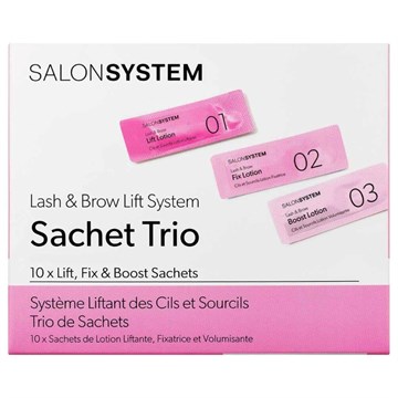 Salon System Lash & Brow Lift Trio Sachet Pack 