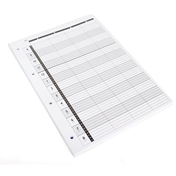 Agenda Loose Leaf Appointment Pages, 4 Assistants