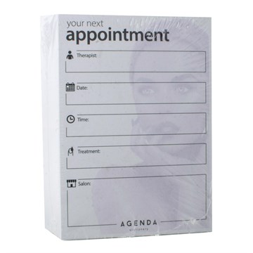 Agenda Nail Tech Appointment Card