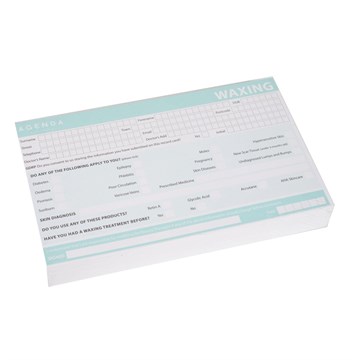 Agenda Waxing Consultation Card x 100