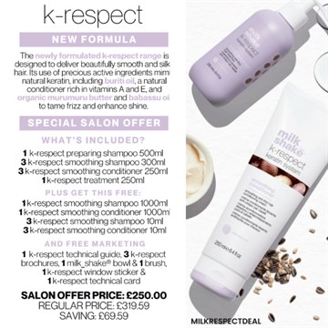 Milkshake K-RESPECT deal - MILKRESPECTDEAL