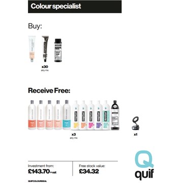 Quif Colour Deal Free Tripod - QUIFCOLOURDEAL