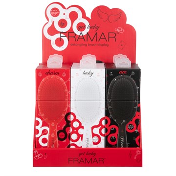 Framar Get Lucky 9PC Detangle Brush Display