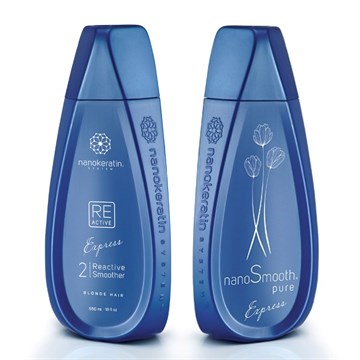 NanoKeratin System Reactive Express Hair Smoother Blonde - 550ml