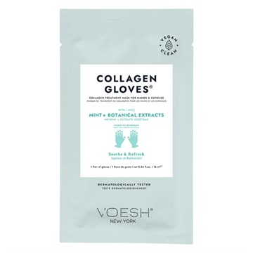 Voesh Collagen Gloves with Mint + Botanical Extracts