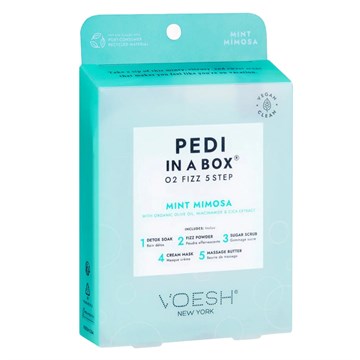 Voesh Pedi in a Box O2 Fizz 5 Step - Mint Mimosa