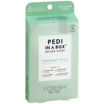 Voesh Pedi in a Box Deluxe 4 Step - Cucumber Fresh