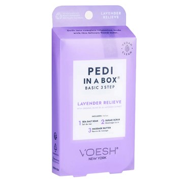 Voesh Pedi in a Box Deluxe 4 Step - Lavender Relieve