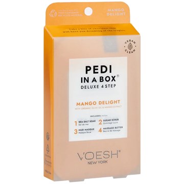 Voesh Pedi in a Box Deluxe 4 Step - Mango Delight