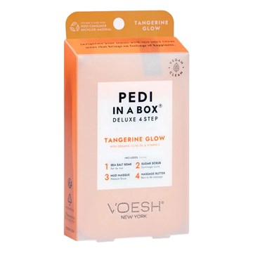 Voesh Pedi in a Box Deluxe 4 Step - Tangerine Glow