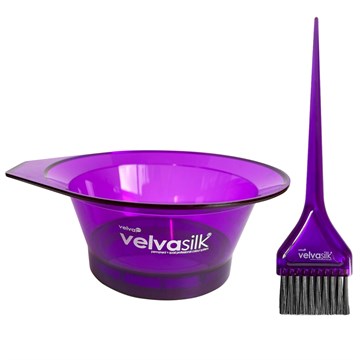 VelvaSilk Hair Colour Tint Bowl & Brush Set