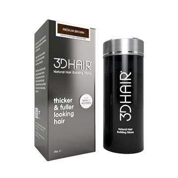 3D Hair Loss Fibres for Thinning Hair Medium Brown - 35g