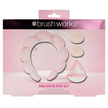 Brushworks Dream Blend Headband & Accessory Set - Pink