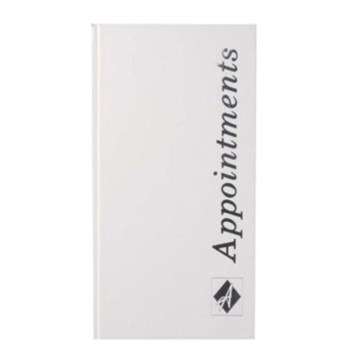 Agenda Essentials 3 column Appointment Book - White