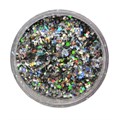 Cuccio Icon Nail Art Glitter Dust Silvers Cosmic Shards - 12g