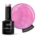 Halo EasiBuild Pink Glitter 8ml Hema Free