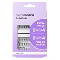 Salon System Individual Lashes Extra Value 6 for 4 (Medium)