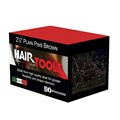Hair Tools 2.5" Plain Pins Brown 400 Pack