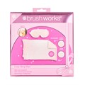 Brushworks Cosy Sleep Pillowcase & Eye Mask Duo - Pink