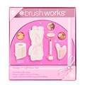 Brushworks Sculpt & Lift Face Massage Gift Set - Pink 4 Piece