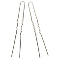 Hair Tools 2.5" Waved Pins - Brown - 1000 Pack