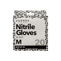 Agenda Nitrile Gloves Black Medium 20 pack