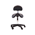 Scorpion Saddle Stool with Backrest