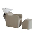 Scorpion Rena Salon Backwash Unit & Footrest - Mushroom