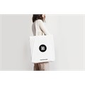 Quif x Shed Organic Natural Cotton Shopper Tote Bag
