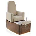 "Sienna Pedispa - with ceramic basin, whirlpool and cover"