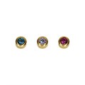 Caflon Regular Assorted Bezel Set Crystal Tropics - 12 Pack