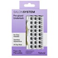 Salon System Underlash Pre Glued Kit - Natural