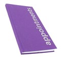 Agenda Appointment Book Purple 3 Column