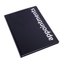 Agenda Appointment Book 6 Assistant Black