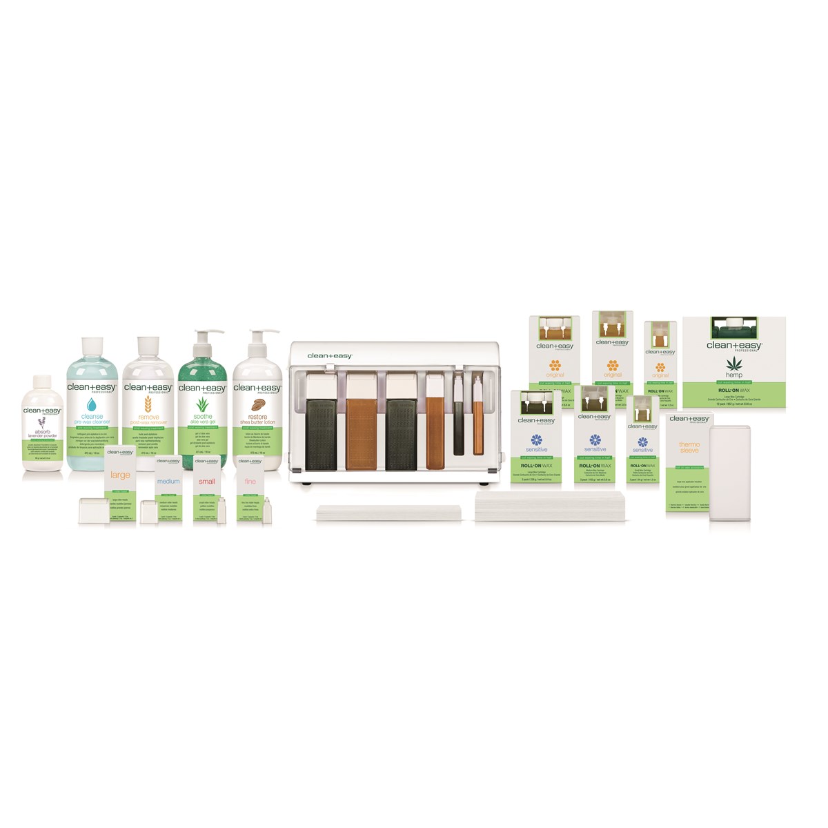 Clean & Easy Waxing Spa Kit