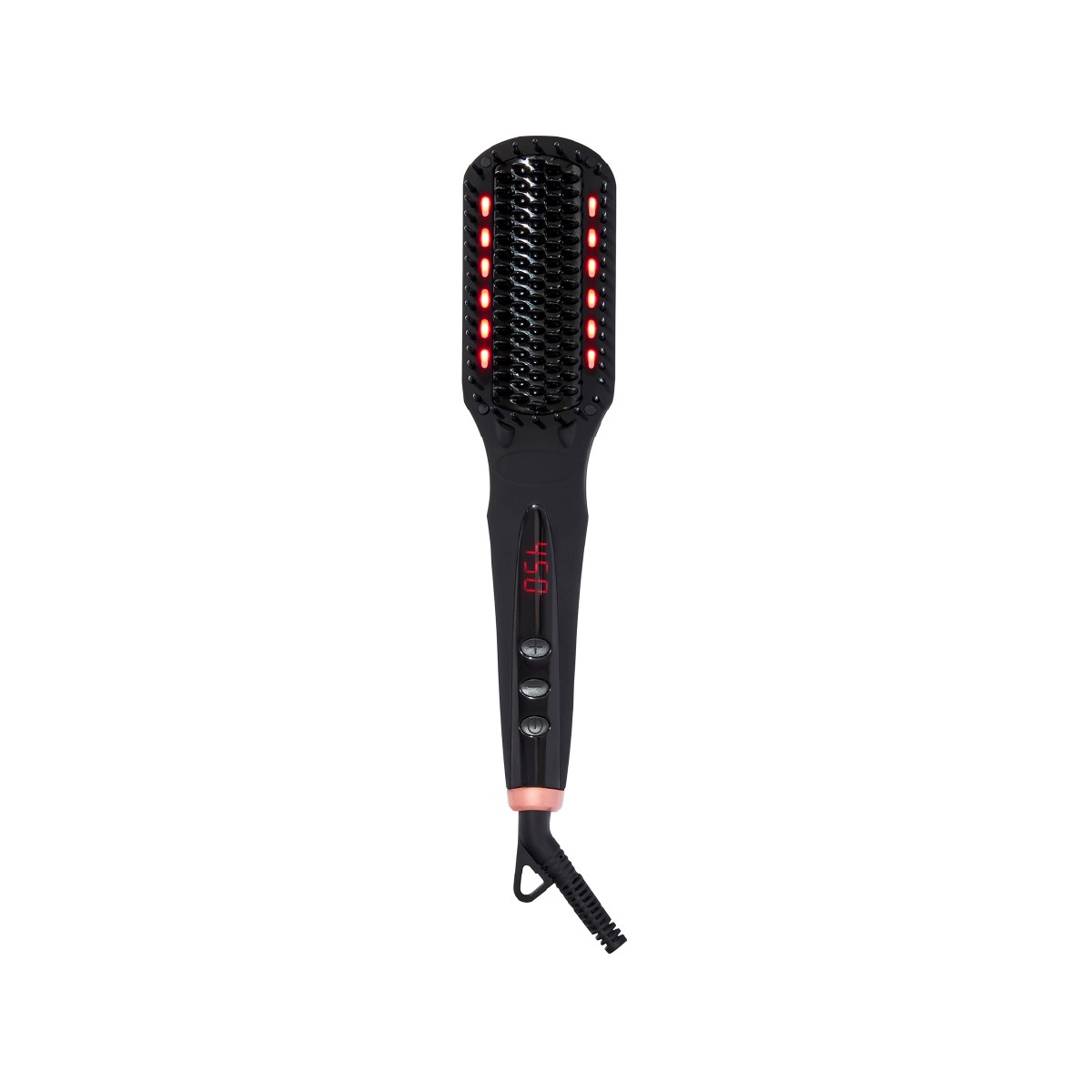 amika polished perfection straightening hair brush black