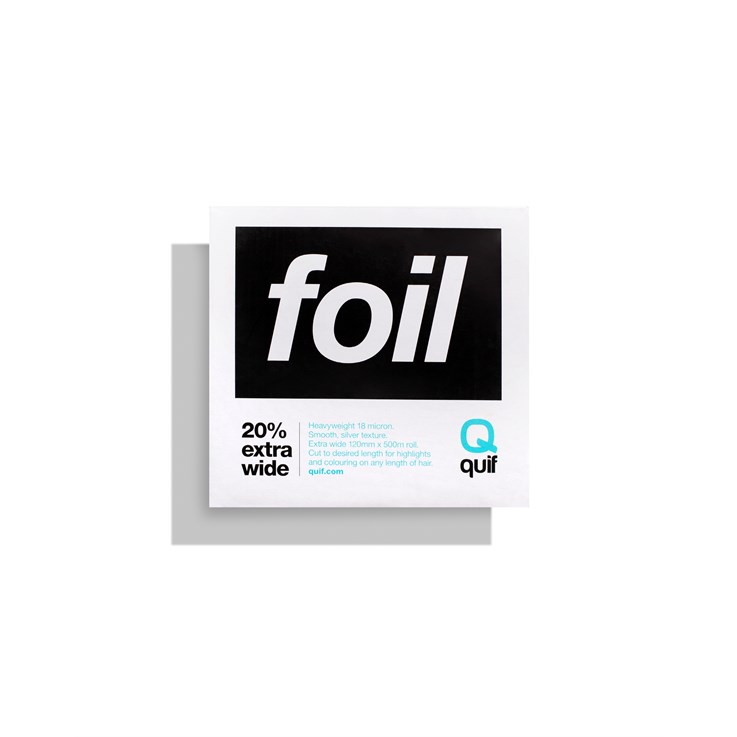 Quif Heavyweight Extra Wide Silver Foil 120mm x 500m
