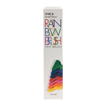 Rainbow Tint Brush - Pack of 7 Assorted Colours