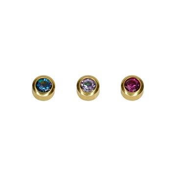 Caflon Regular Assorted Bezel Set Crystal Tropics - 12 Pack